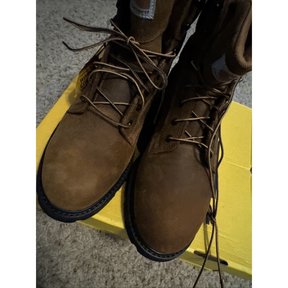 Carhartt Heritage Waterproof 6" Soft Toe Work Boot BISON BROWN OIL T🔥SALE DEAL - Picture 4 of 6